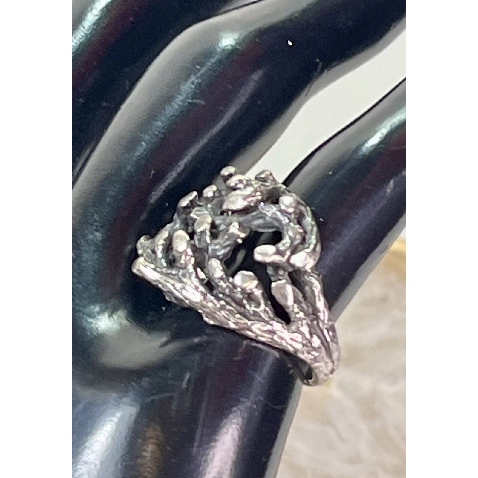 James Avery Retired Brutalist Branches Sterling Silver Ring Size 6